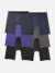 Men's Cotton Modal Blend Long Boxer Brief 6-Pack - Indigo Steel Core Mix L