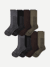 Men's Ultra Strong Merino Blend Calf Sock 8-Pack - Mixed L 