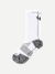 Men's Running Calf Socks - white-with-bee - 55