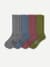 Modern Rib Calf Socks - field blue mix L [9919]