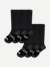 Everyday Compression Sock 6-Pack (15-20mmHg) - Black