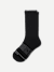 Merino Wool Blend Calf Socks - Black L [7800]