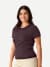 Women's Pima Cotton Slim Crew Neck T-Shirt - All Spice WO1 [8528]