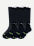 Men's Sport Compression Knee High Sock 3-Pack (20-30mmHg) - Onyx L