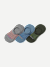 Performance Cushioned No Show Sock 3-Pack - olive blue mix