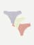 Women's No Show Thong 3-Pack - Nimbus Meringue Coco Mix L
