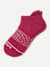 Merino Wool Blend Ankle Socks - Pomegranate L [3729]