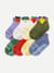 Toddler Gripper Calf Sock 8-Pack - moss blue picnic mix L