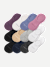 Women's Lightweight No Shows 12-Pack - Blue Smoke Dark Mix L