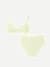 Women's No Show Plunge Bralette + Hipster - Light Meringue L