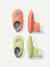 Toddler Gripper Slipper 2-Pack - Guava + Soft Lime