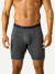 Men's Cotton Modal Blend Long Boxer Brief - Midnight Navy Stripe MO1 [8969]