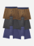 Men's Cotton Modal Blend Boxer 6-Pack - Canteen Indigo Steel Mix L
