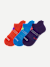 Youth All-Purpose Performance Ankle Sock 3-Pack - burnt orange mix L [9921]