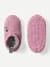 Toddler Rose Embroidered Gripper Slipper - Dried Rose L