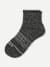 Merino Wool Blend Quarter Sock - Charcoal L [7797]