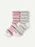 Fair Isle Half Calf Sock 2-Pack Gift Box - Sage Crimson Mix L [10227]