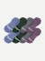 Men's Lightweight Merino Wool Blend No Show Sock 8-Pack - Dark Elm Mix L