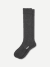 Ribbed Dress OTC Socks - Dark Grey Heather L [8805]