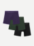 Men's Soft Flex Boxer Brief 3-Pack - Concord Elm Black Mix L
