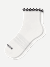 Women's Daisy Chain Quarter Socks - black chain L [9171]