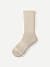 Merino Wool Blend Calf Socks - Khaki L [7800]