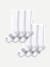  Everyday Compression Sock 6-Pack (15-20mmHg) - Bright White L
