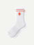 Half Calf Socks - orange peel L [7863]