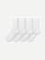 Women's Ruffle Rib Half Calf Sock 4-Pack - White