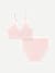 Women's Seamless Scoop Bralette + High Rise Brief - Blush