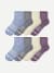 Women's Merino Wool Blend Quarter Sock 8-Pack - Plum Shadow Mix L