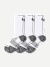 Women's Running Calf Sock 3-Pack - white-bee - 14