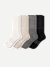 Ultra Stretch Calf Socks - Sandy Heather Mix L [10563]