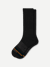 Merino Wool Blend Ultra Stretch Calf Socks - Black L [9811]