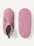 Women's Rose Embroidered Gripper Slipper - Dried Rose L [10282]