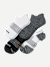 Women's Ankle Sock Starter 4-Pack - White Mixed L