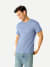 Men's Classic Fit Pima Cotton Crew Neck T-Shirt - Blue Smoke MO1 [8525]