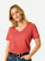 Pima_T-Shirts SS_T-Shirt_-_V-Neck_Classic - heirloom_red WO1 [8738]