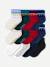 Toddler Lightweight Calf Sock 12-Pack - Red Pine Mix L