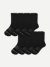 Merino Wool Blend Half Calf Sock 8-Pack - Black L