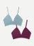 Women's Seamless Triangle Bralette 2-Pack