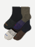 Men's Quarter Sock 4-Pack - L navy espresso mix [10174]