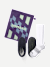 Men's Travel Compression Sock and Gripper Slipper 2-Pack - Bright White Navy Mix L