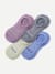 Cushioned No Show Sock 4-Pack - Guava Blue Mix L [9074]