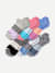 Women's Tri-Block Marl Ankle Sock 6-Pack - mixed - 1