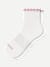 Women's Daisy Chain Quarter Socks - mauve L [9171]