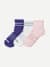 All-Purpose Performance Quarter Socks - pink indigo mix L [9911]