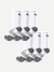 Women's Running Calf Sock 6-Pack - white-bee - 15