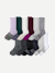 Women's Calf Sock 12-Pack - Chai Lavender Marls Mix L
