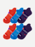 Youth All-Purpose Performance Ankle Sock 6-Pack - burnt orange L